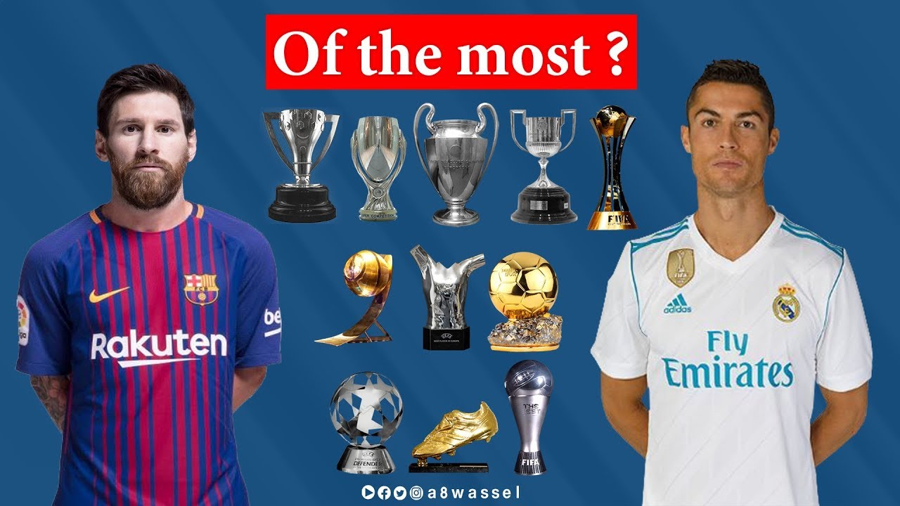 Cristiano Ronaldo vs Lionel Messi THE GOALS, AWARDS, TITLES
