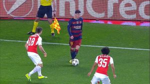 Lionel Messi vs Arsenal (Home) UCL 2015/16 - English