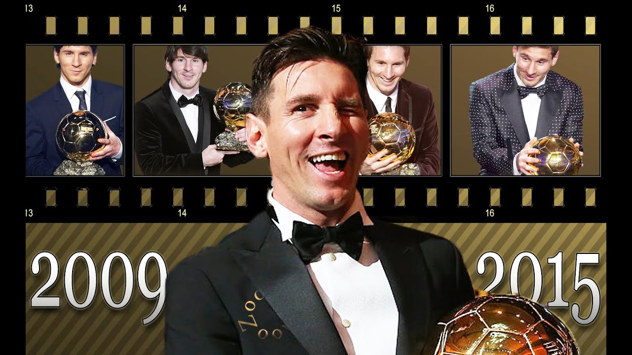 Lionel Messi ● All Ballon D'Or Awards ● 2009 – 2015 ᴴᴰ