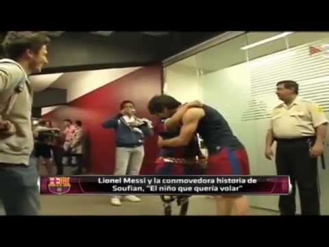 Lionel  Messi y Soufian ( Furor en TV) Documental