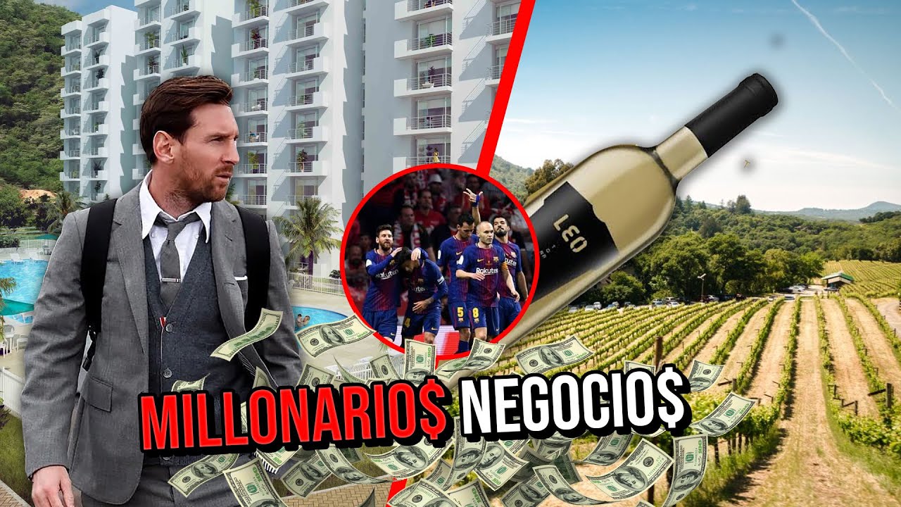 Los 5 MILLONARIOS negocios de Messi FUERA del Fútbol ¡El #2