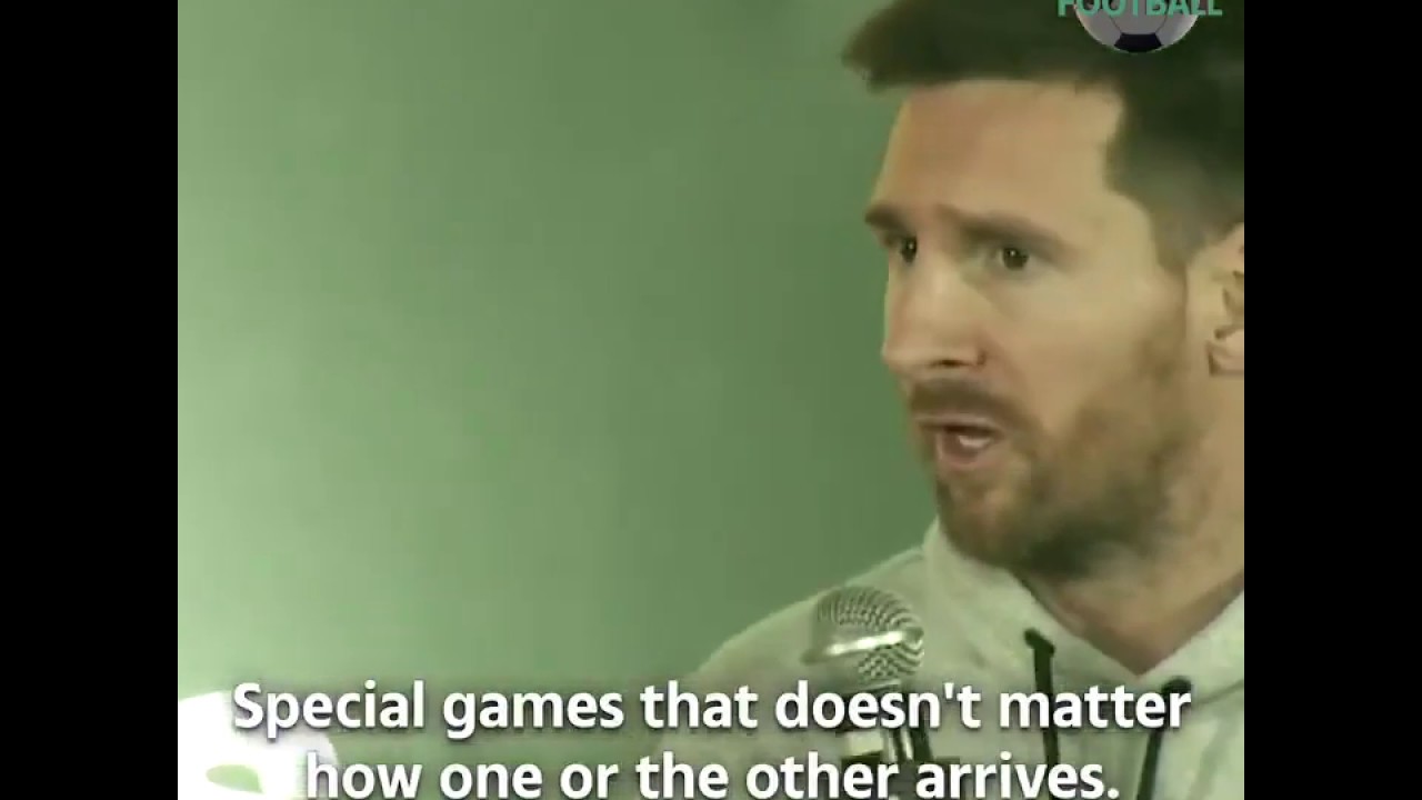 MUST WATCH! LEO MESSI INTERVIEW ON REAL MADRID AND EL