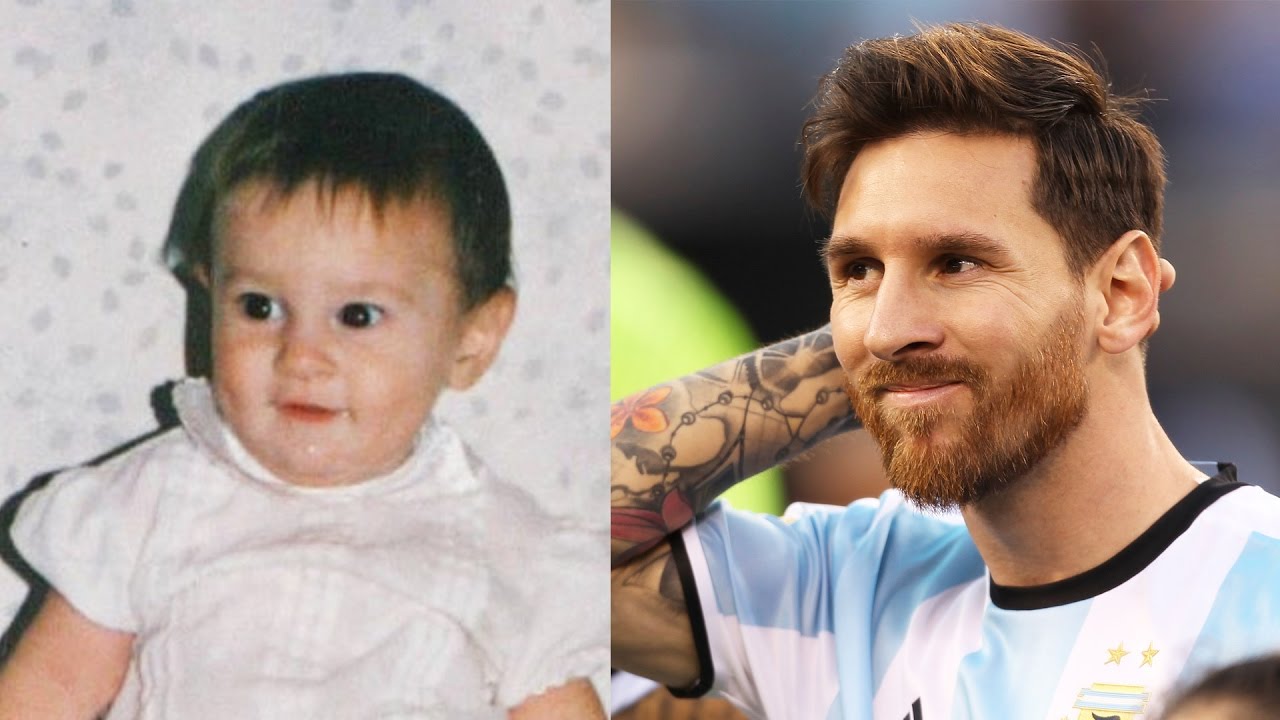 Lionel Messi Then And Now (Face & Hair & Hairstyle)