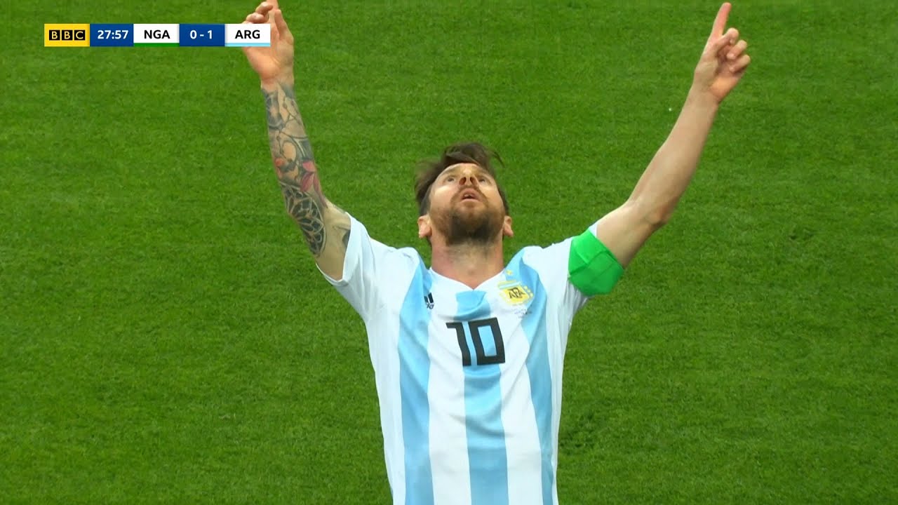 Lionel Messi vs Nigeria (World Cup 2018) HD 1080i