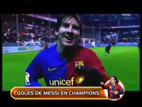 25 Goles Lionel Messi En La Champions