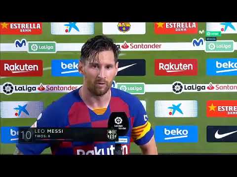 Entrevista a Leo Messi Post Partido – Barça vs Osasuna 1-2