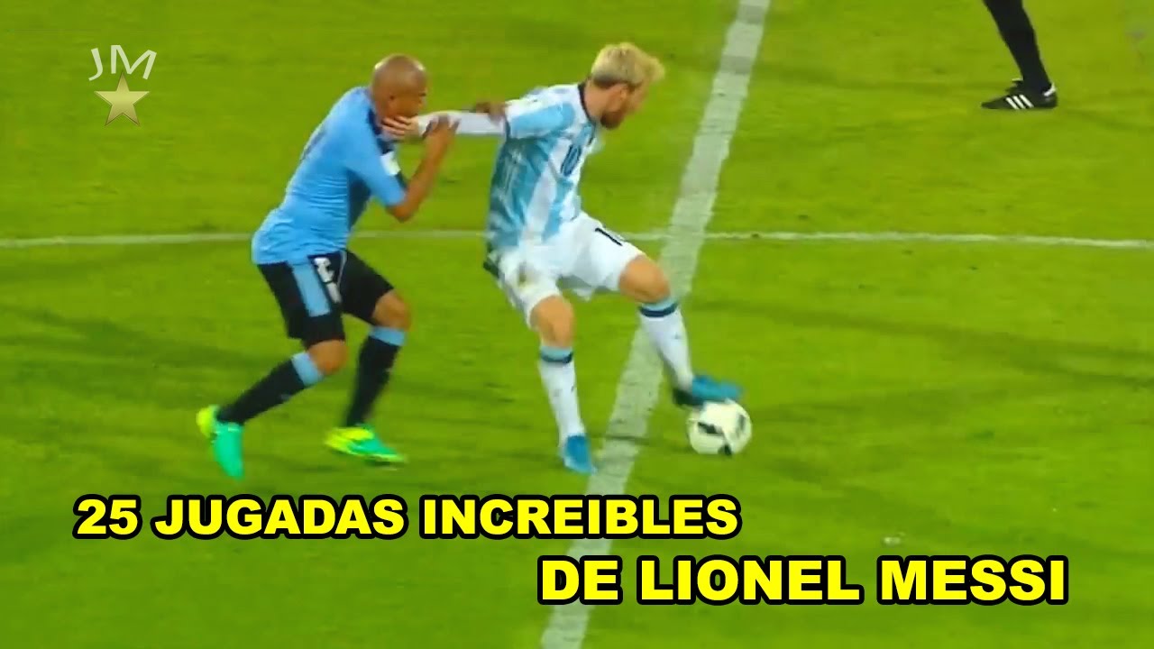25 jugadas increibles de Messi para volverse loco!