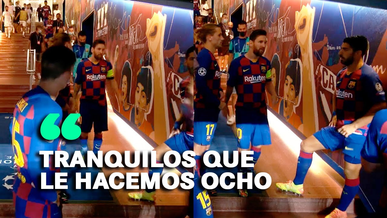 Leo Messi y su frase de ALIENTO en el túnel de vestuario: