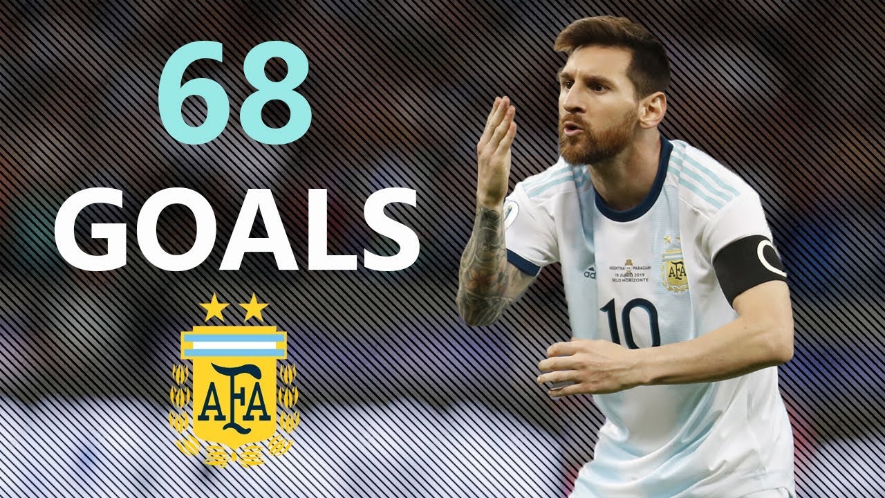 Lionel Messi All 68 Goals For Argentina 2006-2019