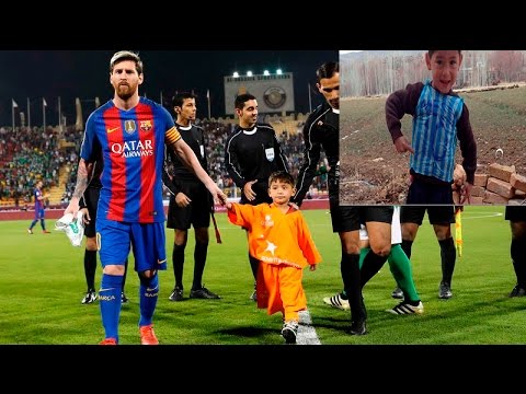 Murtaza Ahmadi Meets His Hero – #Respect Lionel Messi