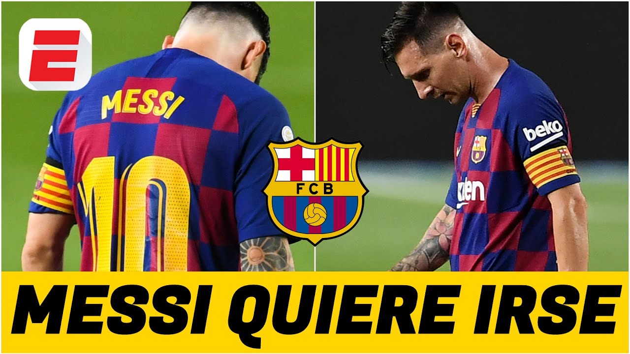BOMBAZO Lionel Messi le COMUNICÓ al Barcelona que QUIERE