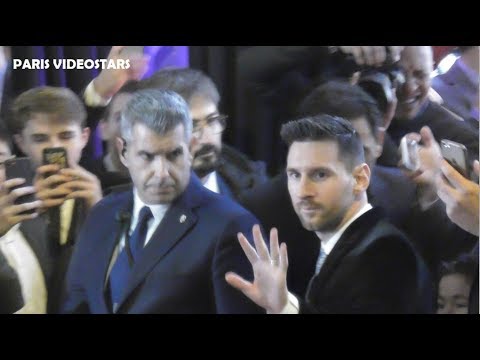 Video Lionel MESSI arriving at Ballon d'or awards Paris