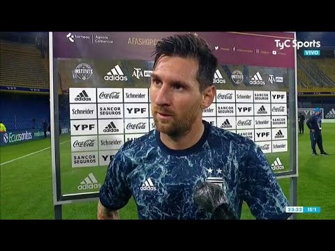 Las PALABRAS de Leo Messi | Argentina 1 vs 0 Ecuador |