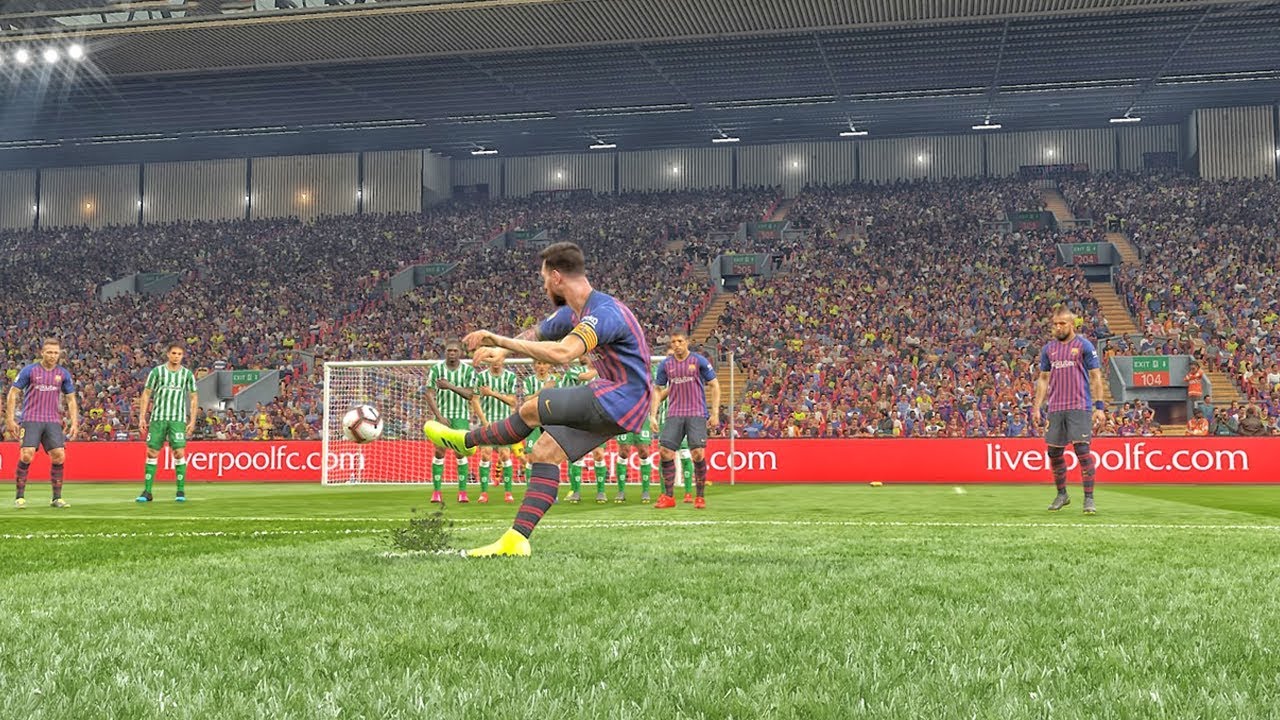 PES 2019 | Lionel Messi Free Kick Goal vs Real Betis