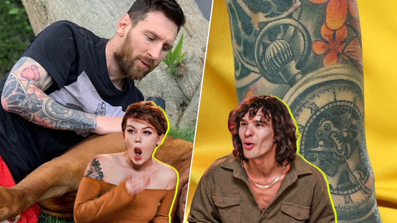 Professional tattoo artists react to Lionel Messi tattoos |