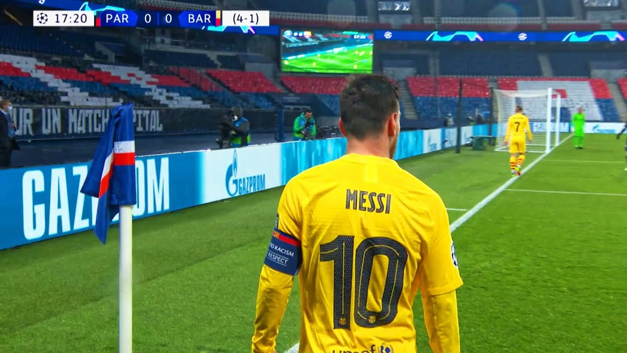 The Last Game Of Lionel Messi At Uefa Champions League