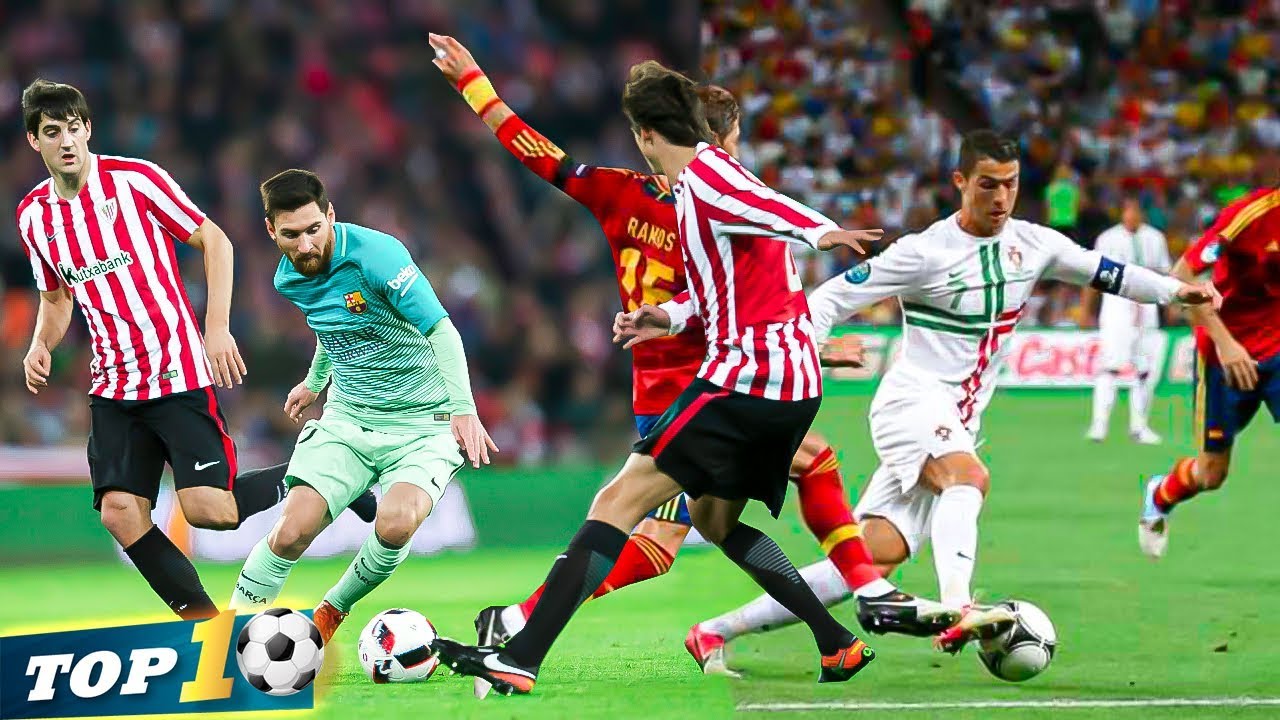Cristiano Ronaldo vs Lionel Messi - Dribbling & Skill