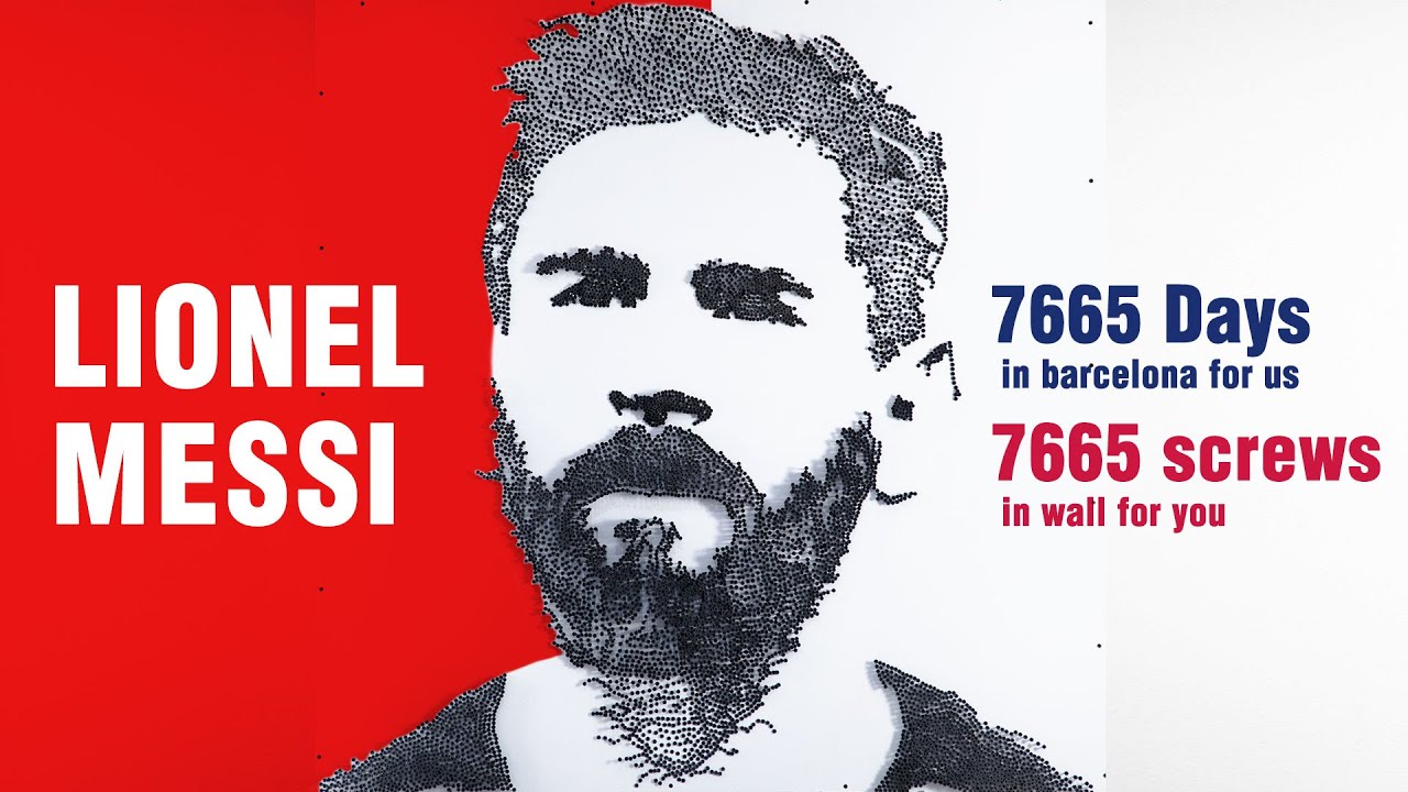 Thank you, Leo Messi, PSG player, the greatest of all time,