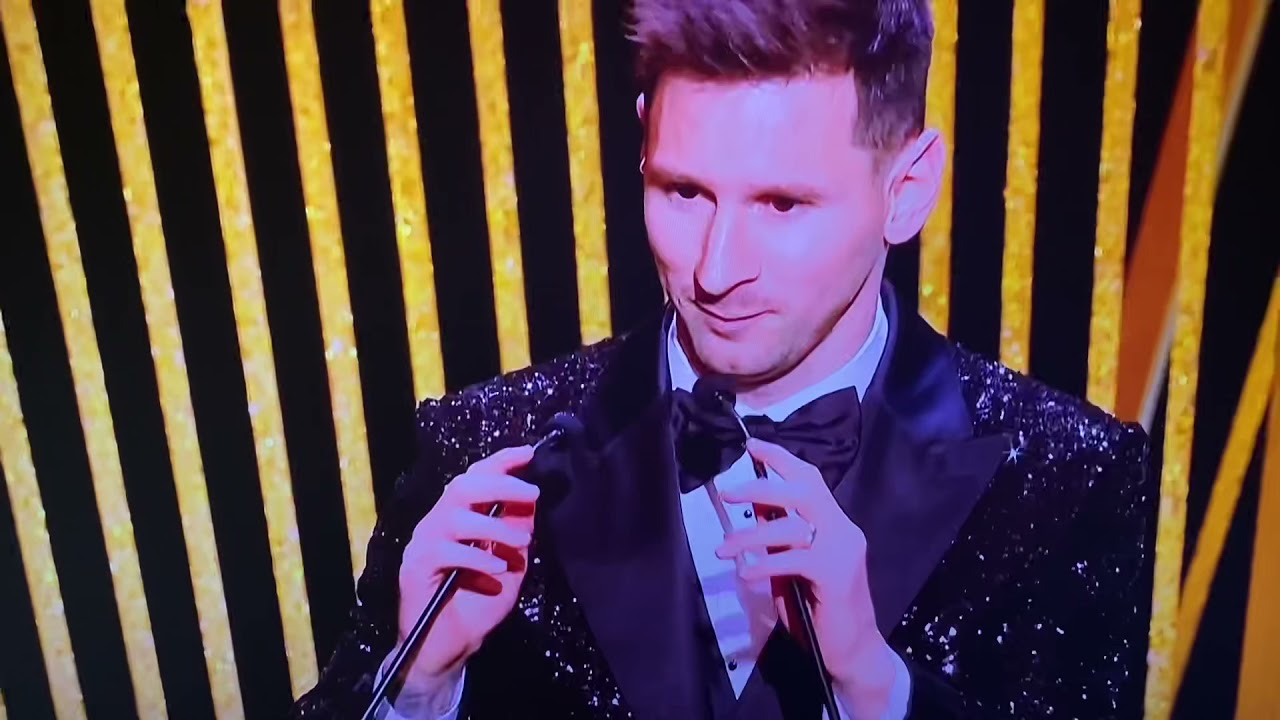 Lionel Messi Acceptance speech for 7th Ballon D’or win!