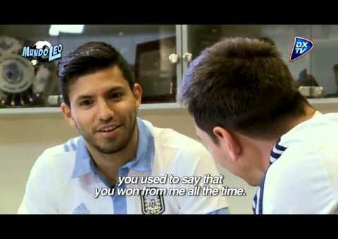 La divertida entrevista del Kun Agüero a Leo Messi.