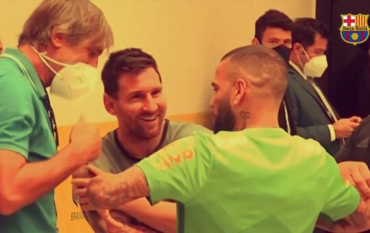 What Happened When Leo Messi & Dani Alves Met in