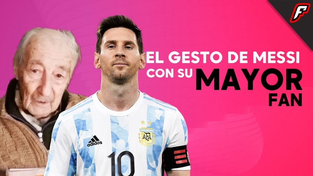 ¡El emotivo gesto de Leo Messi con su más grande fan!