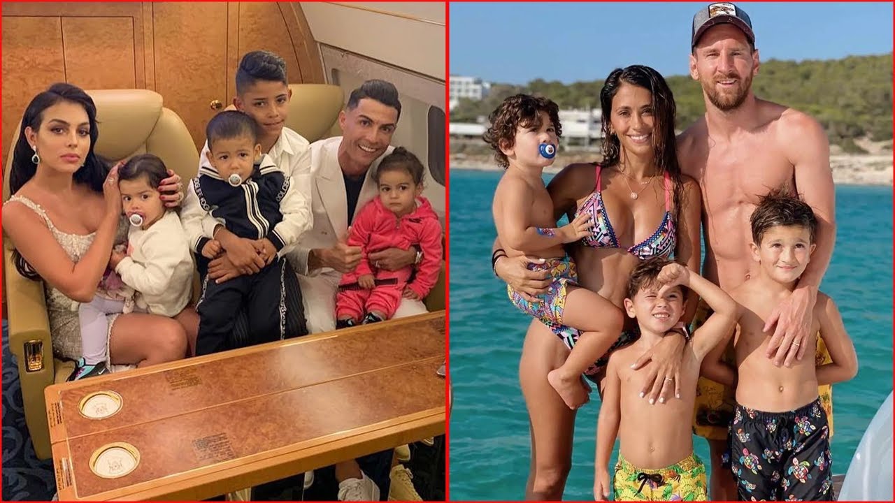Cristiano Ronaldo's Family vs Lionel Messi's Family