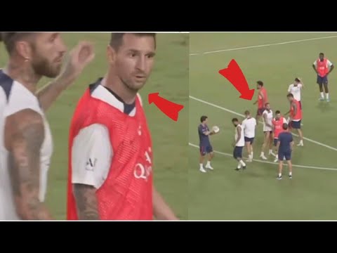 Lionel Messi Furious with Sergio Ramos Fight Clash after
