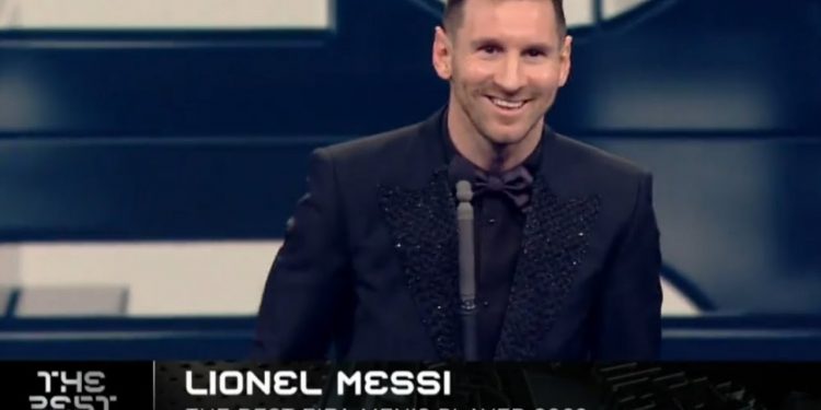 Leo Messi's speech. Winner of the FIFA Best of the Year