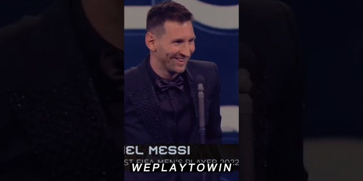 Messi Wins The Best Player In The World Award | FIFA AWARD |