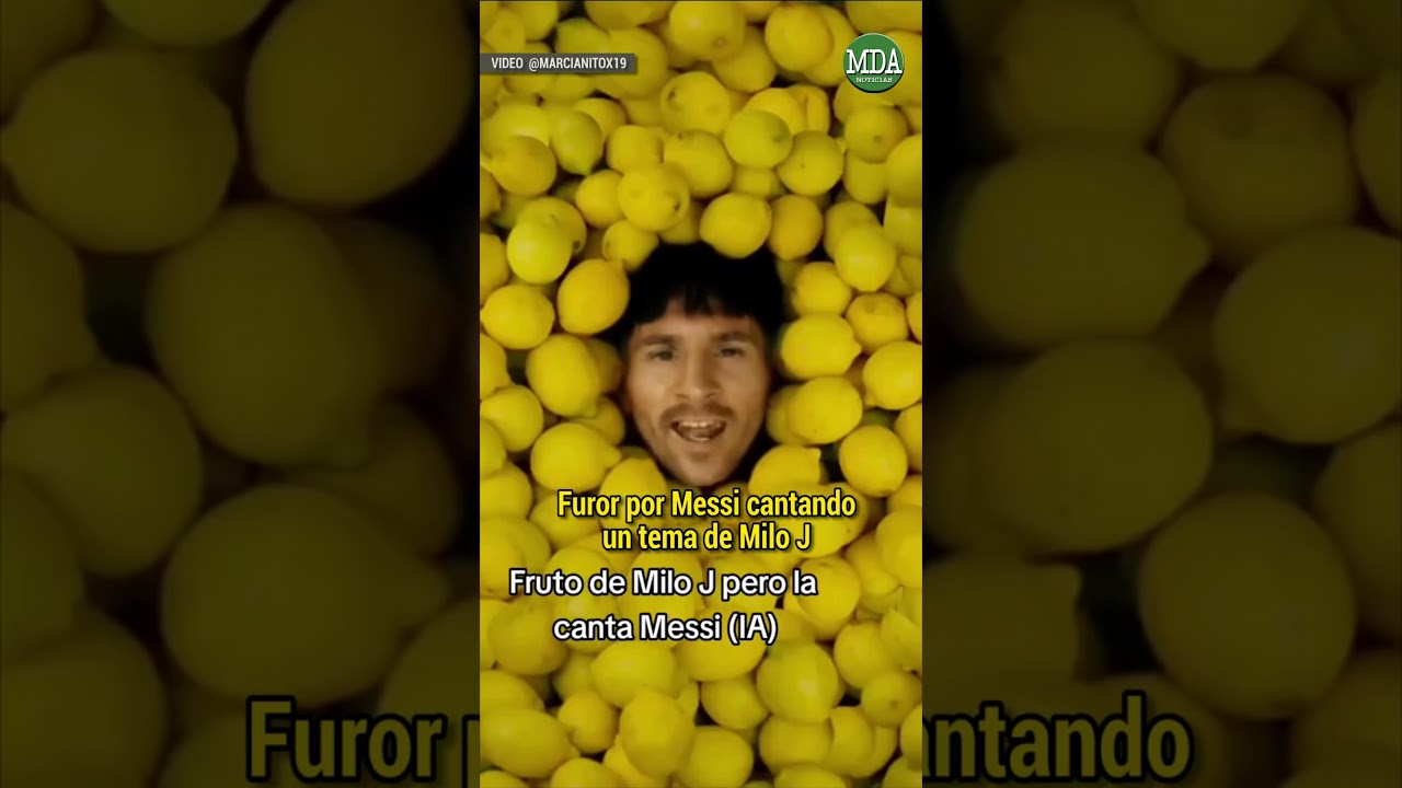 FUROR por el MESSI IA CANTANDO un TEMA de MILO J