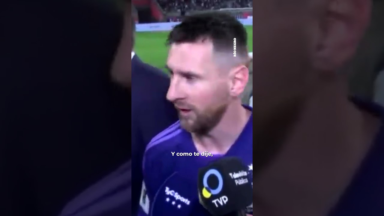 Leo Messi comparó a la Selección Argentina con el