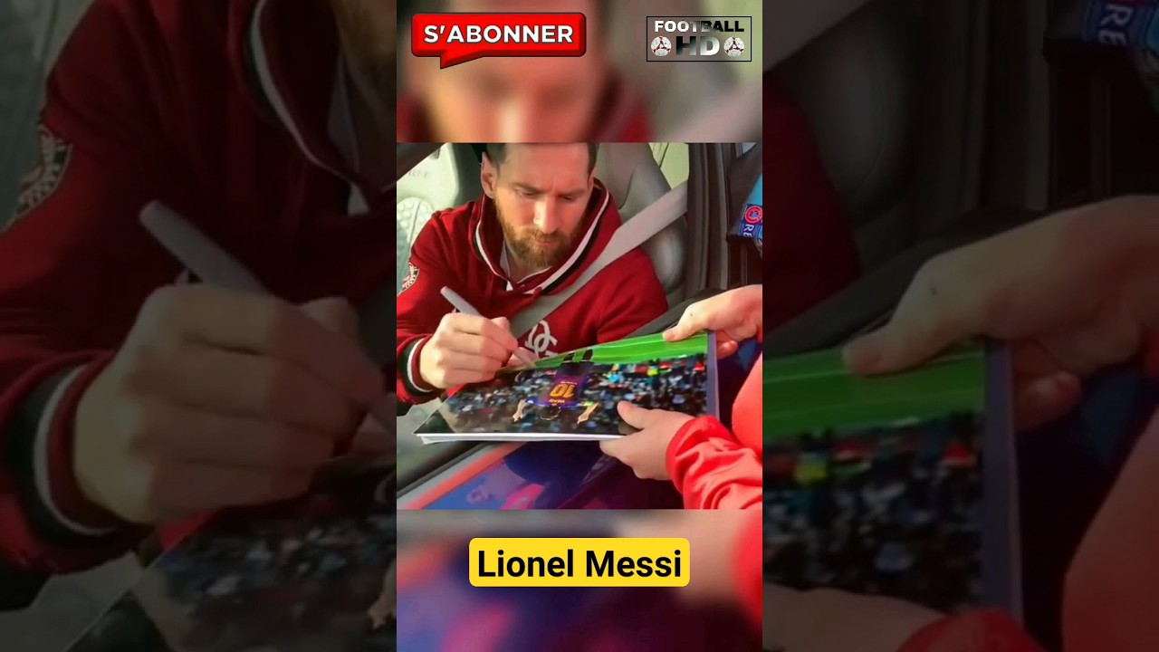 Lionel Messi dans sa voiture #messi #shorts