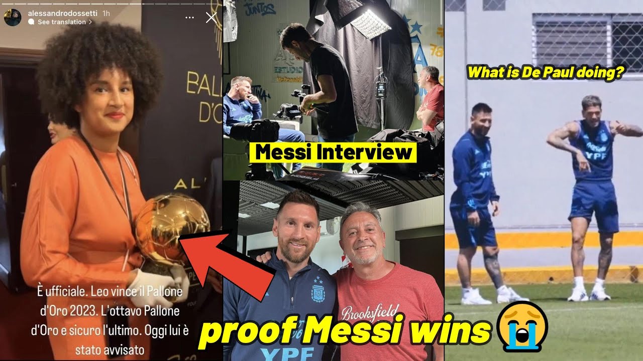 Messi interview after winning Ballon D'or 2023