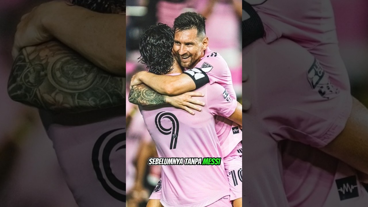 Statistik Inter Miami tanpa Lionel Messi #shorts