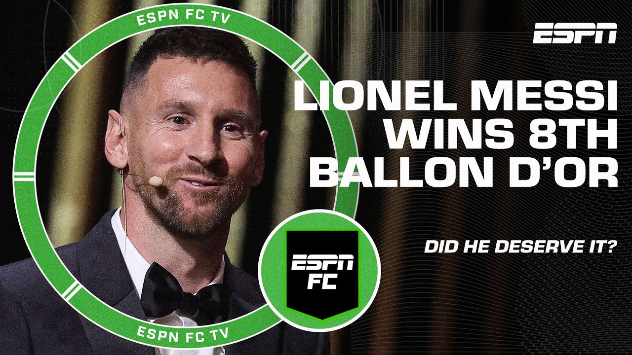 LIONEL MESSI WINS HIS EIGHTH BALLON D’OR ‘OF COURSE he - Lionel Messi