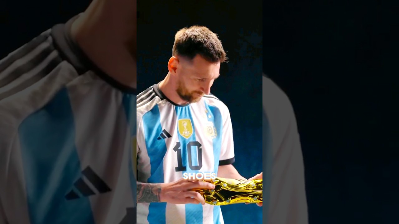 Lionel Messi's New Shoes!  #shorts #messi #ballondor