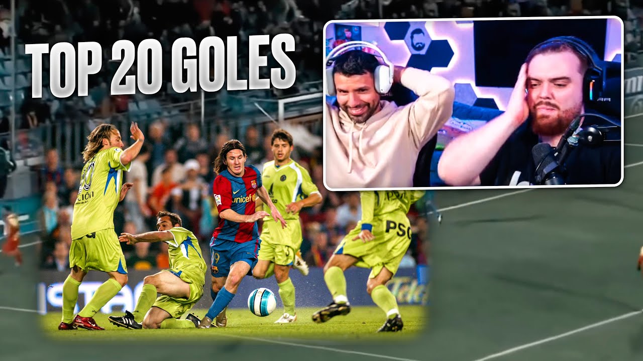 IBAI y KUN reaccionan al TOP 20 GOLES de MESSI