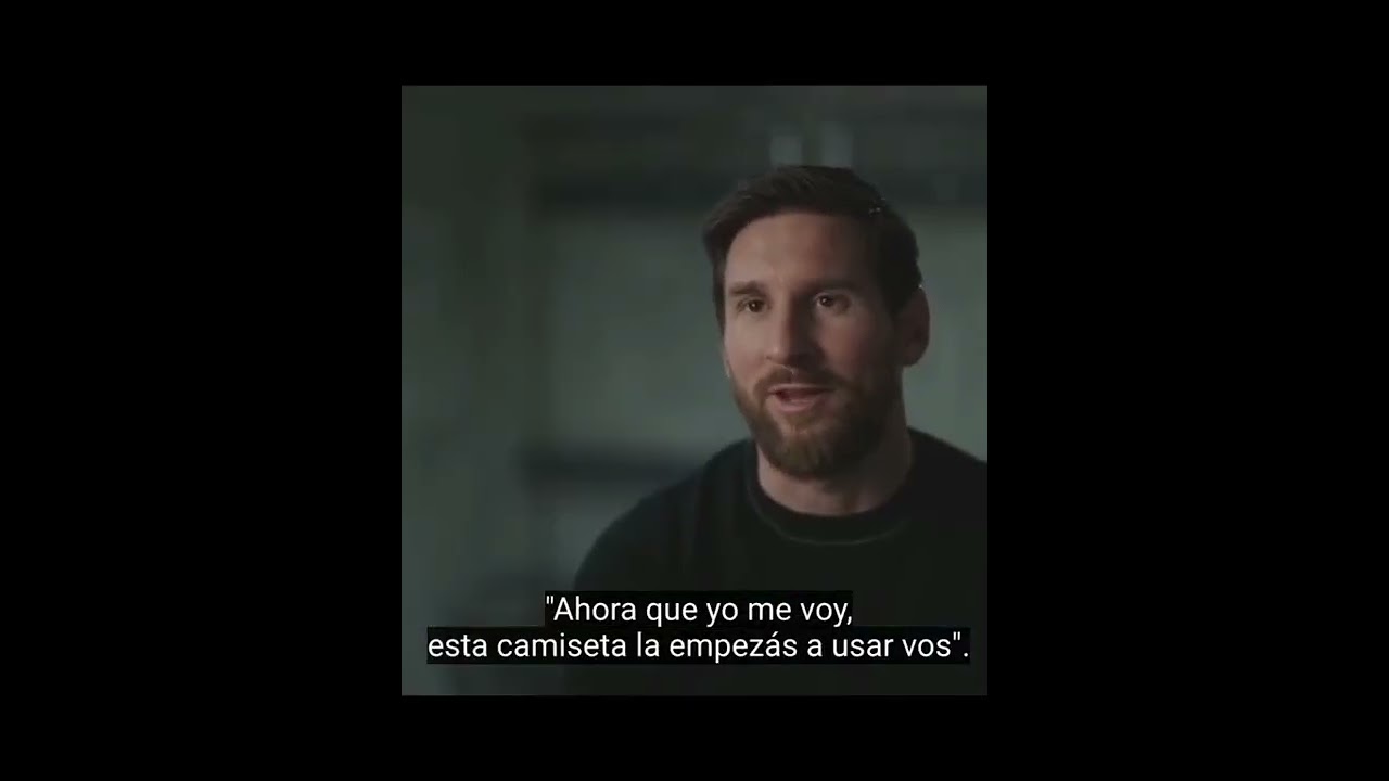 LEO MESSI CUENTA CUANDO RONALDINHO LE CEDIÓ LA 10 DEL