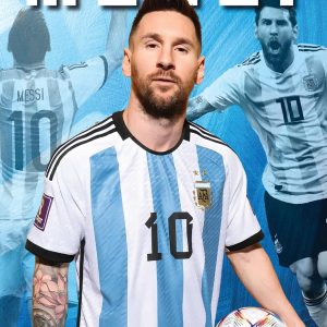 calendrier mural lionel messi 2025 a3 hommage non officiel