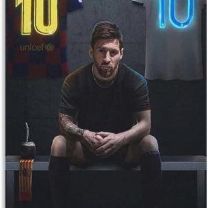 affiche imprimée lionel (61) footballeur argentin messi 40 x 60 cm