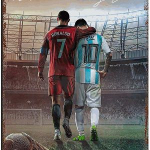 affiche lionel messi 31 métal décoration murale décoration murale 20 x 30 cm