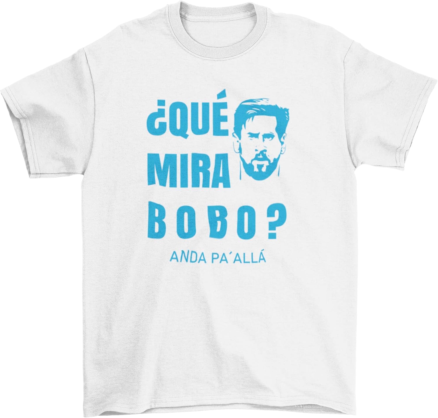 t shirt you watch bobo leo messi argentine 100% coton cadeau de noël (8 ans)