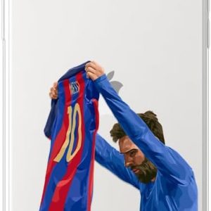 coque de football pour iphone 15 pro max. coque football pour smartphone en silicone tpu transparent design supérieur.