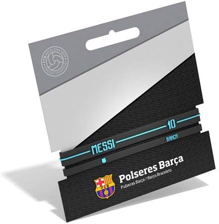 bracelet en silicone standard pour homme lionel messi football club barcelona, silicone