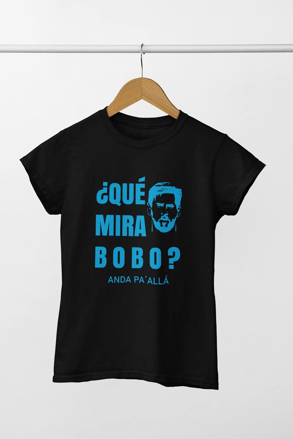 t shirt que vous regardez bobo2 leo messi argentine 100% coton cadeau de noël.
