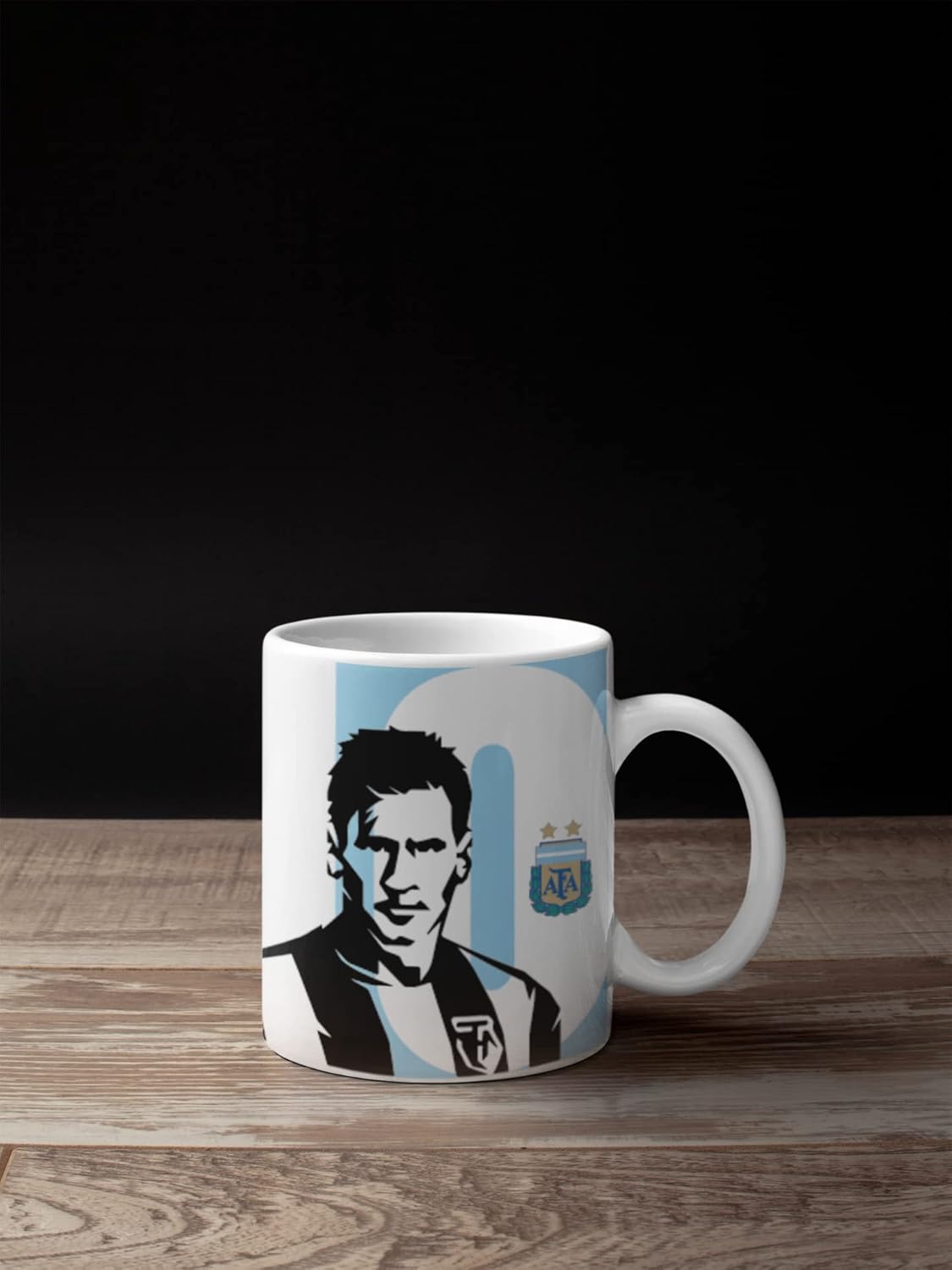 clapper mug messi que regarder bobo numéro 10