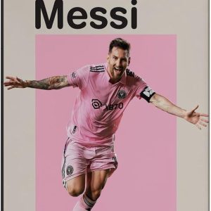 poster 2 stars du sport lionel messi décoration murale 20 x 30 cm