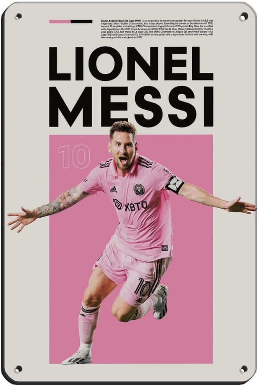 affiche 57 de lionel messi décoration murale décoration murale 20 x 30 cm
