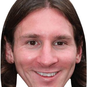 lionel messi (cheveux longs) masques de célébrités